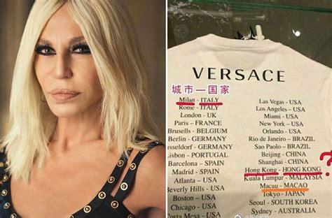 versace problema con china